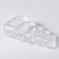 Clear Transparent Glass Square Dropper Bottle