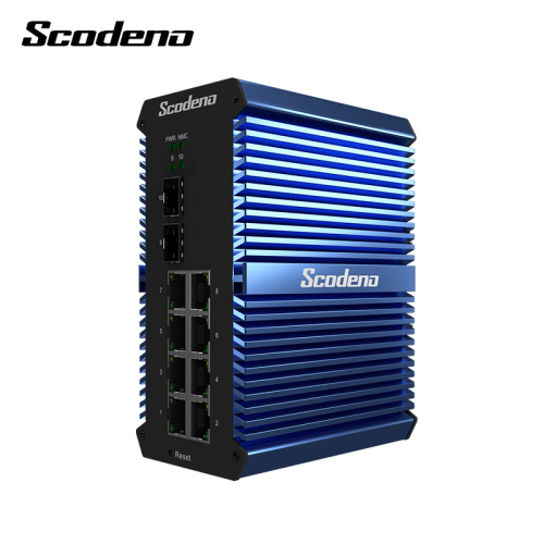 Industrial Ethernet PoE Switch 1+8Ports 100/1000M
