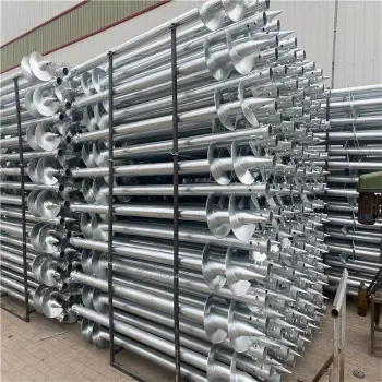 Spiral Screw Pile Galvanized Ground Screw Foundation