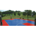 Eco-Friendly Silicon PU Elastic layer QT  Courts Sports Surface Flooring Athletic Running Track