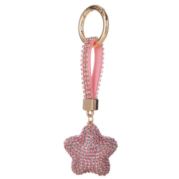 High-End Diamond Mouse Head Keychains and Bag Pendants with Bling Bling Rhinestones for Ladies