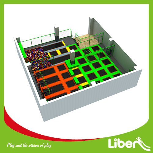 fireproof foam pit indoor trampoline park