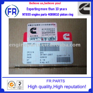 NT855 ชิ้นส่วนเครื่องยนต์ 4089810 แหวนลูกสูบ