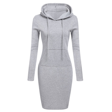 Women's Casual Pocket Slim Dress