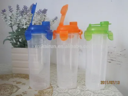 500ml Take Away Tea Bottle Lock Cup Plastic Lock Cup Water Bottle
