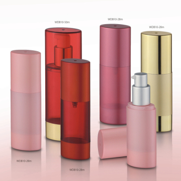 high quality clear airless bottle/cosmetic pp airless bottles