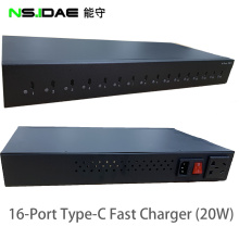 16-порт PD &amp; QC Rapid Rack Charger