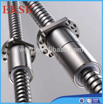 double nut ball screw coupling with connecting servo motor using cnc machines