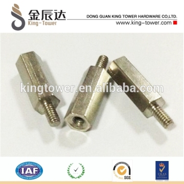 head with thread hex female and male standoff lathe screws