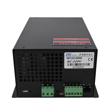 Fuente de energía láser de 100W CO2