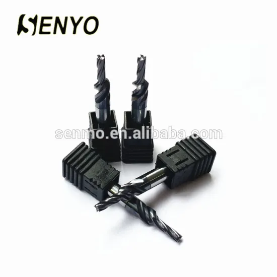 Solid carbide 3 flute step end mill milling cutter for hardened steel