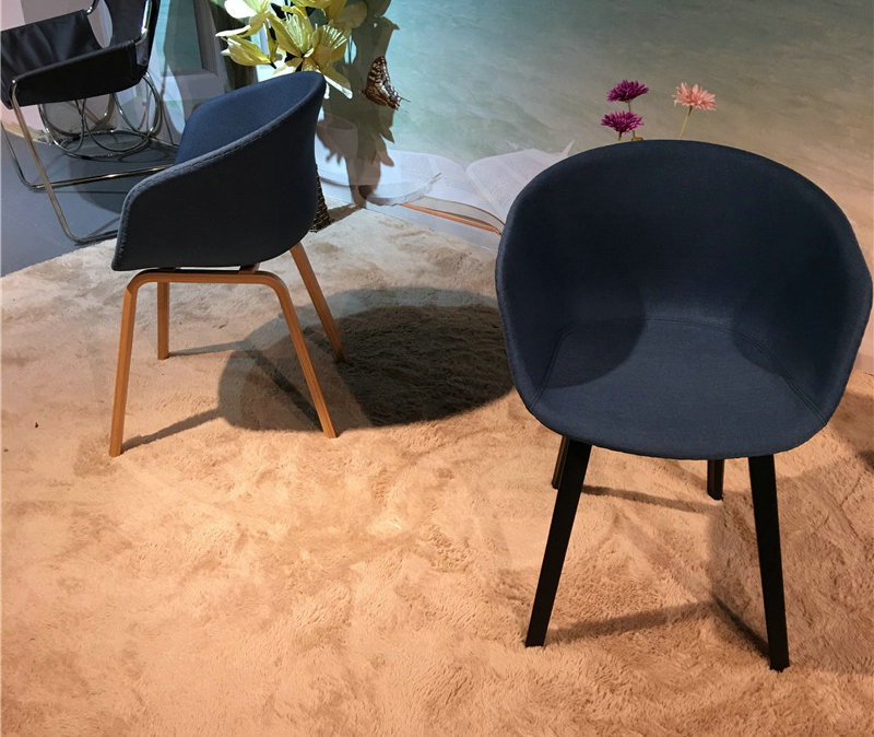 Fabric hay about a chair