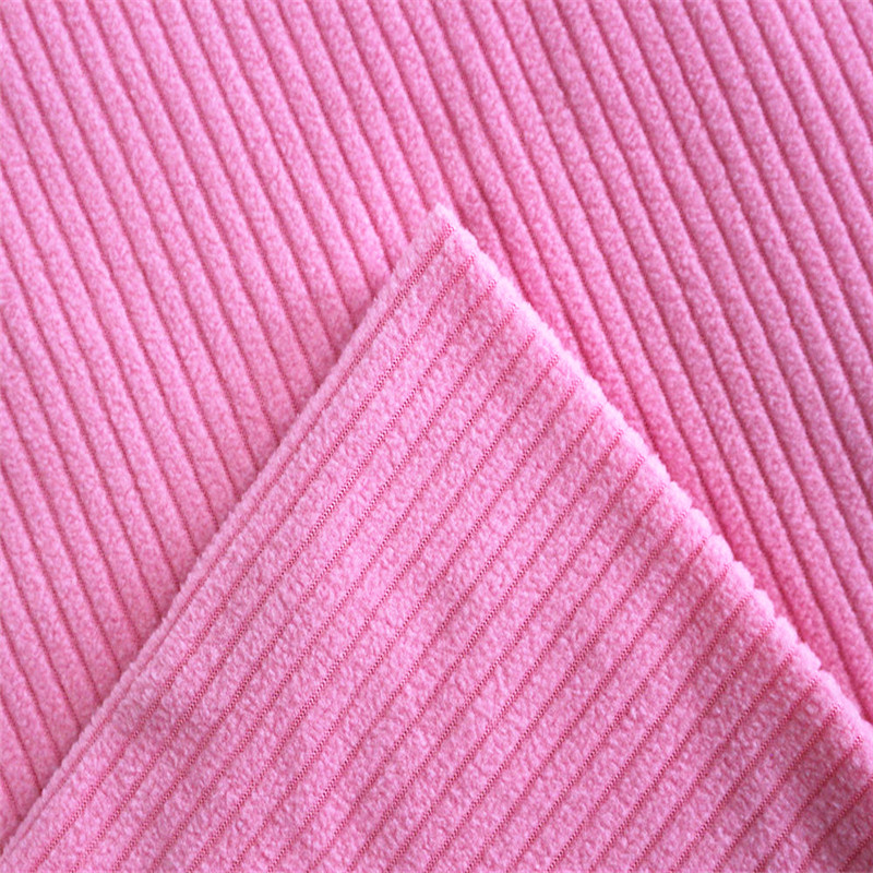 100 Polyester Plain Dyed Fleece Fabrics