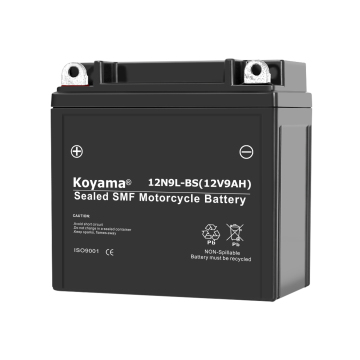 China Popular 12V 9AH Bateri Motosikal YTX4L-BS