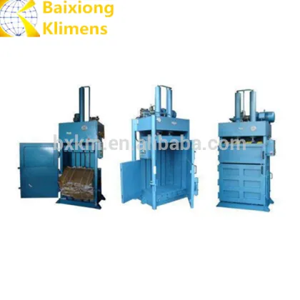 automatic cardboard clothing baling machine