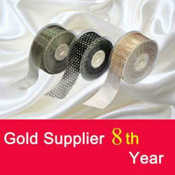 Dots Printed Organza Ribbon