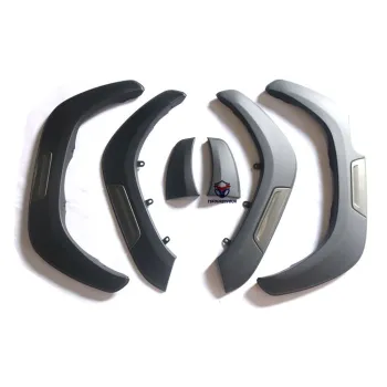 Grey Reflector Wheel Arch Trim Flare for Revo Rocco Hilux 2015-2021 - Car Fender Flares and Accessories