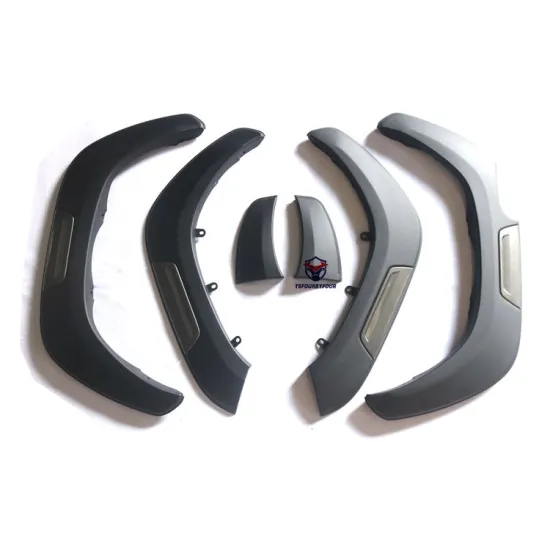 Grey Reflector Wheel Arch Trim Flare for Revo Rocco Hilux 2015-2021 - Car Fender Flares and Accessories