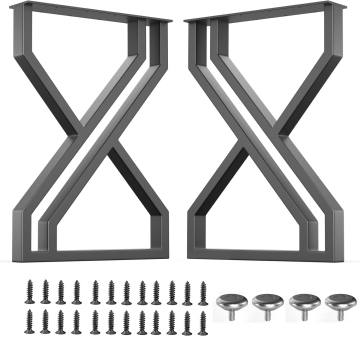 Patas de mesa de metal en forma de Y resistentes
