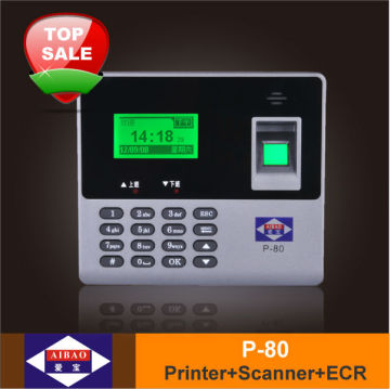 Fingerprint time attendance machine price with backup battery