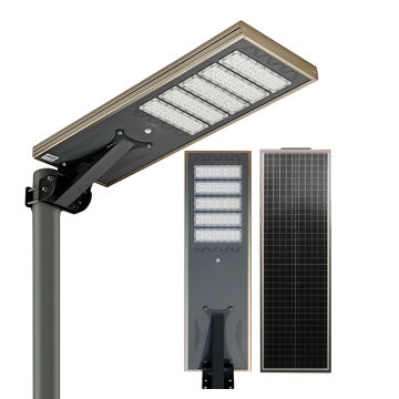 100W Polycrystalline Silicon Wafer 72W/18V LED Street Light with High Color Value Lithium Ion Battery for Outdoor Use