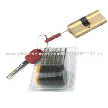High Security Euro Profile Brass Cylinder 7pins Computer Key, Used on Mortise Lock