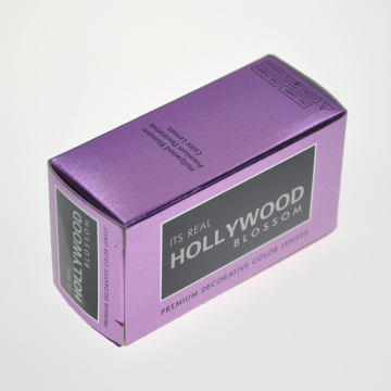 Hollywood Luxury Color Contactlenzen: aangepaste verpakkingen in opvallende papieren dozen