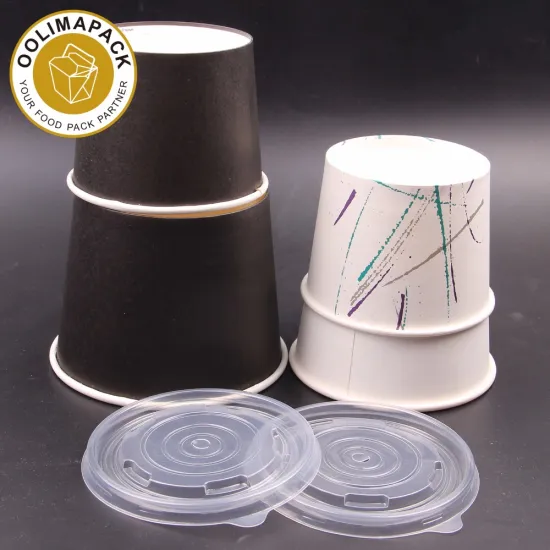 Custom Logo Ice Cream Cups: Personalized Disposable Paper Sundae Cups for Your Sweet Treats