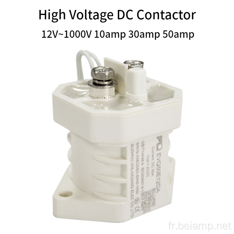 Contacteur à haute tension DC DC1000V 30A relais EVQ30