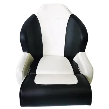 Comfortable Pontoon Vinyl Lounge Chair by Deluxe Captain Boat Seat Manufacturers
