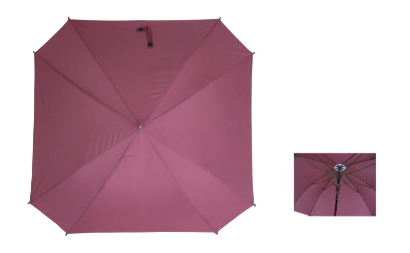 Fiberglass Frame Auto Square Golf Umbrella (GU012)