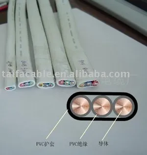 PVC insulated flat flexible copper wire connector