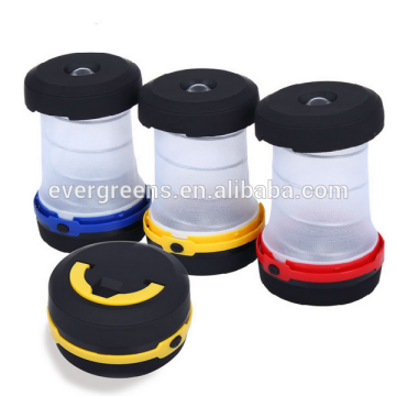 Colorful 1W flexible and portable small camping lantern, tent lamp