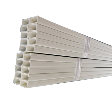 White Solid Trough Fire Retardant Flexible Cable Tray Electrical PVC Cable Trunking
