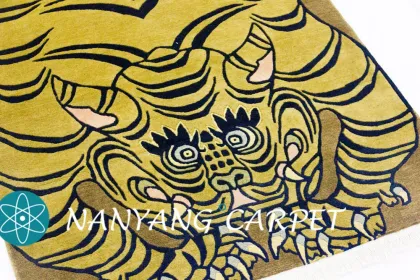 3'x6' Hand knotted Tiger Nepali Woolen Carpets