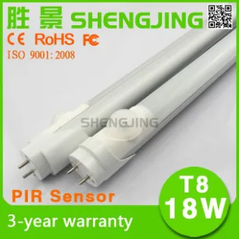 50000H lifespan 1200mm 18W T8 Sensor LED Tube Light