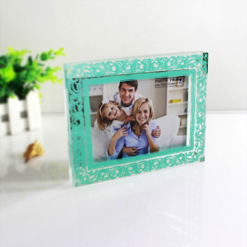 Moldura personalizada para fotos em acrílico perspex transparente