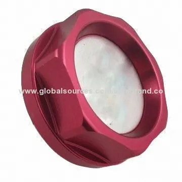 Oil Filler Cap, Made of Aluminum Alloy