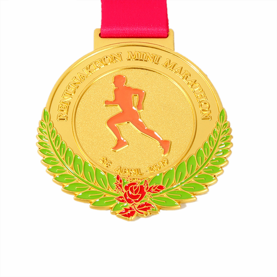 Medalhas populares de prêmios de corrida e pacote