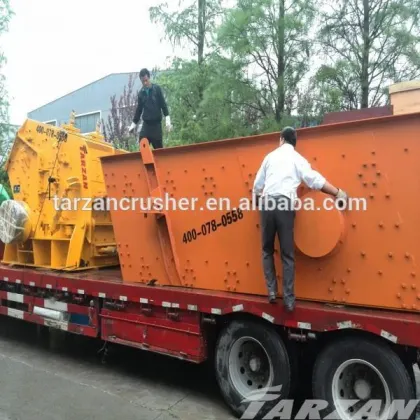 Stable performance sand sieve machine equipment for road construction