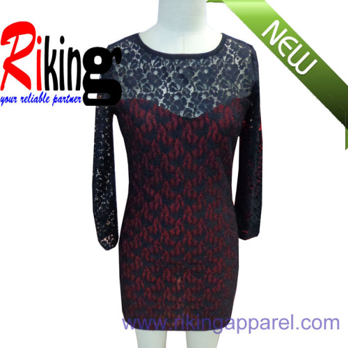 Fashion Ladies Garment Panel Dress