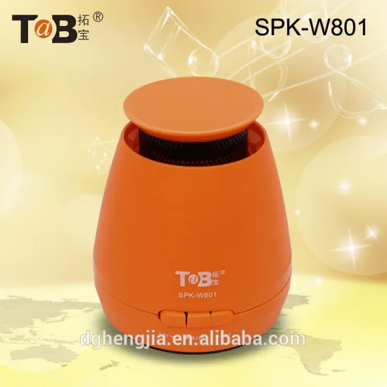 Fahion audio colorful TF card FM radio digital portable mini speaker with usb charger