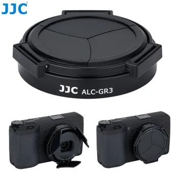 JJC Auto Open and Close Lens Cap Protector for Ricoh GR III GRIII GR3 Camera Automatic Lens Cap Holder Cover Lens Accessories