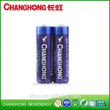 Changhong Super power alkaline changhong battery LR6 1.5v AA SGS