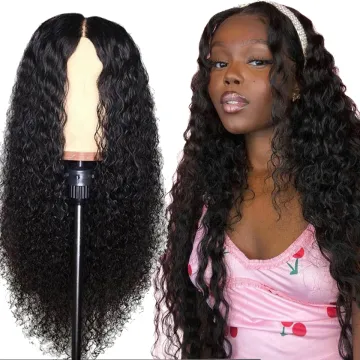 Wholesale 100% Original Virgin Peruvian Water Wave Human Hair 13*4 Lace Front Wig