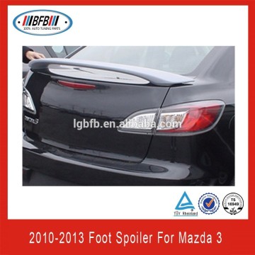 2010-2013 Feet SPOILER CARS ABS material spoilers For Mazda 3