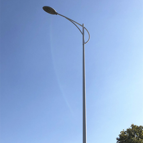 pole arm bracket steel lamp street poles