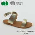 Beliebte schöne flache Damen Outdoor Sandalen