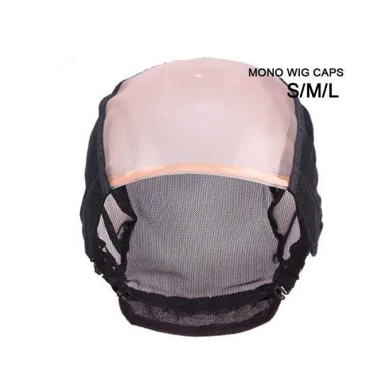Alileader S/M/L Size Adjustable Wig Cap Monofilament Wig Cap