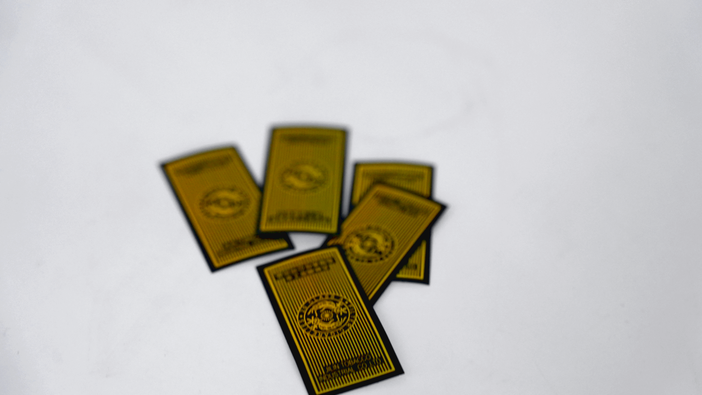 Gold Leaf Laser Anti-Counterfeiting Seal